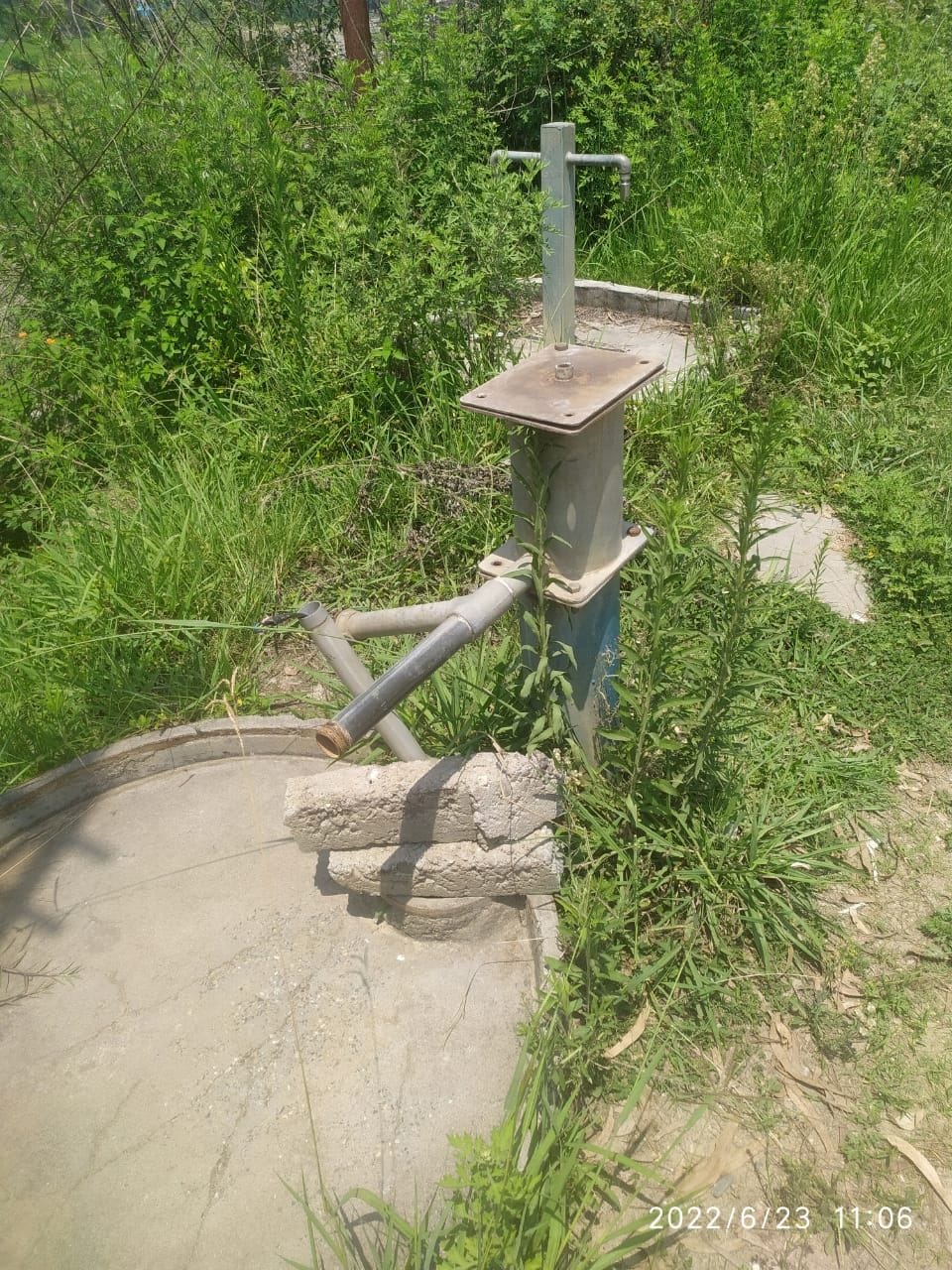 Hand Pump Dried from last three Months