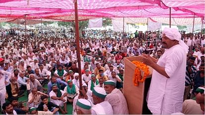 Chaudhary Naresh Tikait targets Modi government for Agneepath scheme in Bijnor