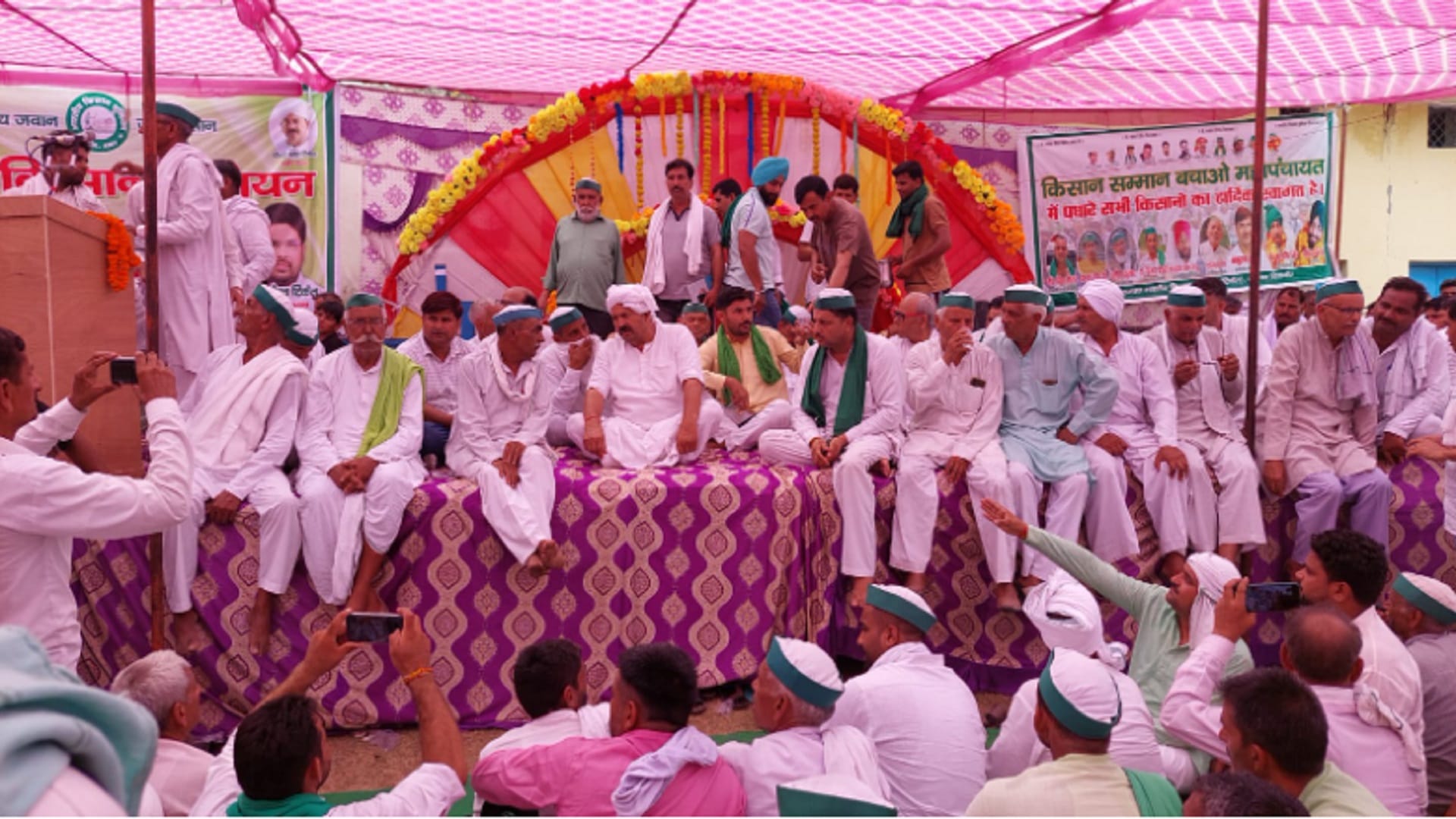 Chaudhary Naresh Tikait targets Modi government for Agneepath scheme in Bijnor