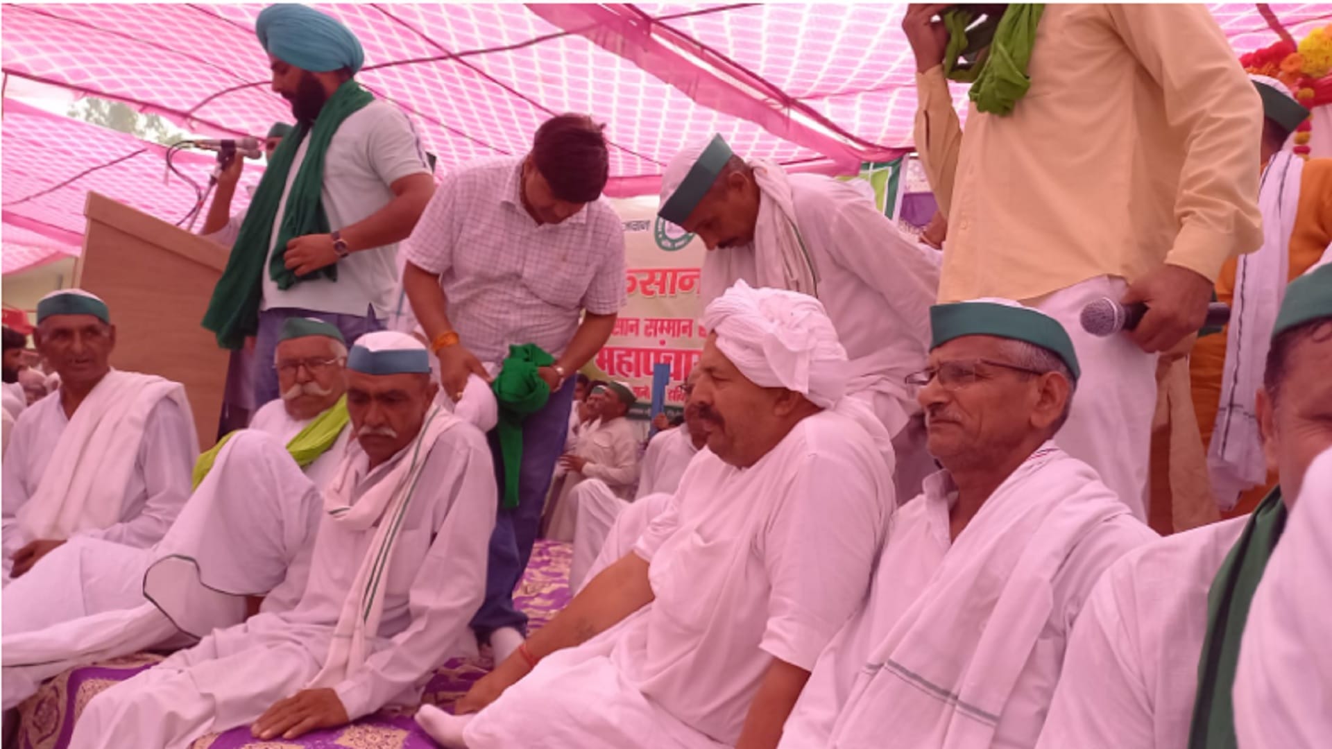 Chaudhary Naresh Tikait targets Modi government for Agneepath scheme in Bijnor
