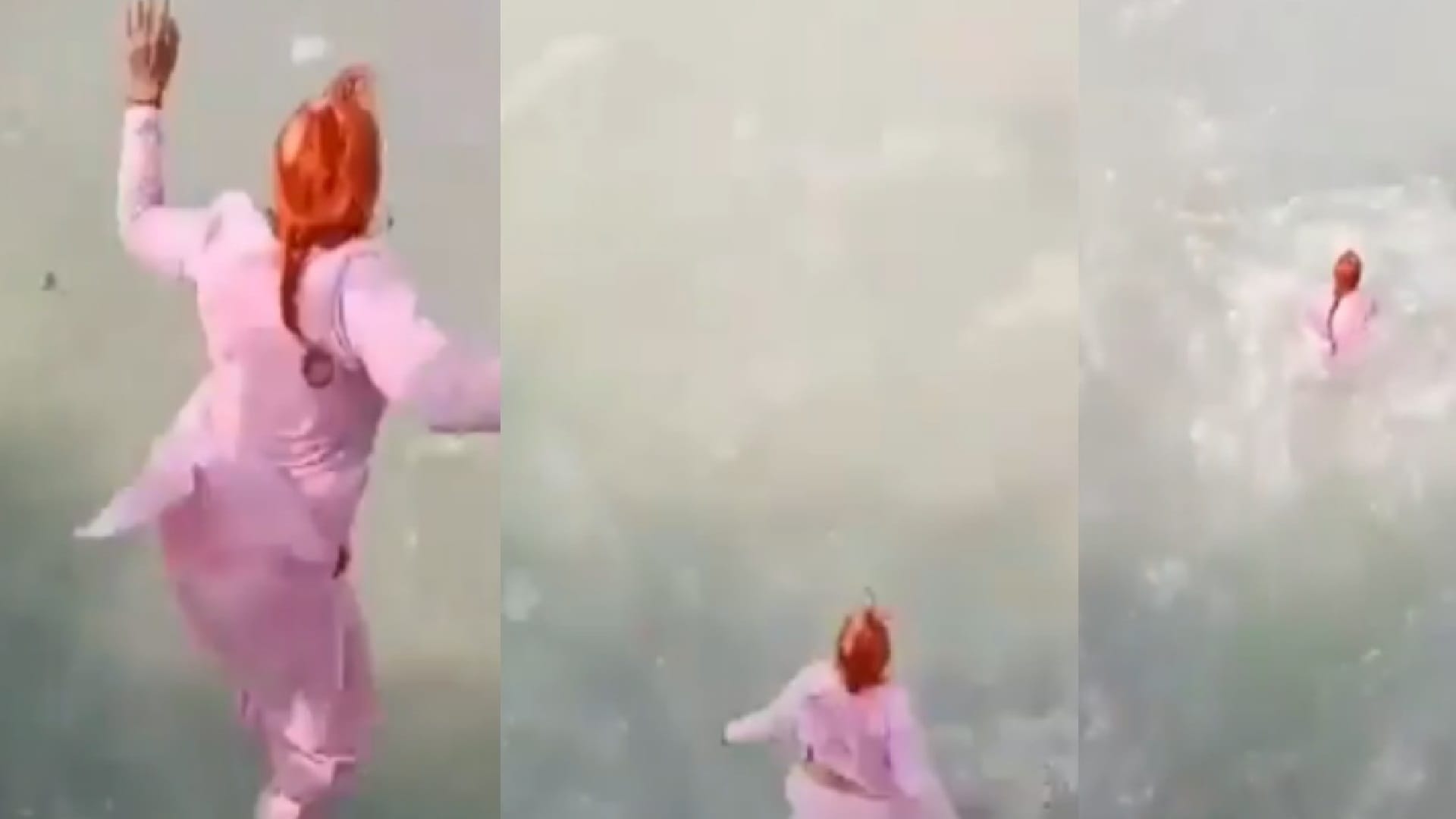 harki paidi haridwar video viral Uttarakhand News Elderly woman jumps in ganga river