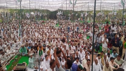 RLD Chief Chaudhary Jayant Singh oppose Agneepath scheme in Yuva Panchayat in Shamli