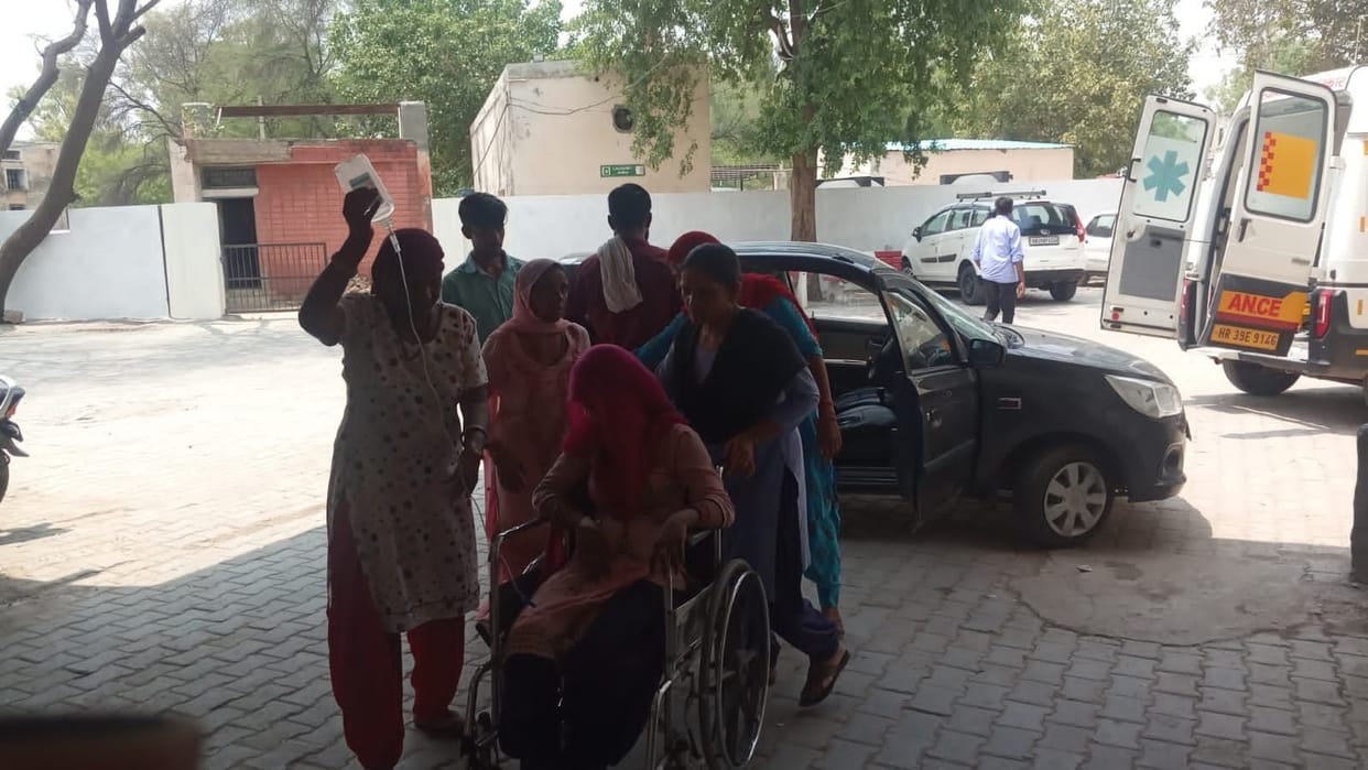 NHM employees on strike, maternity condition deteriorates at Dhansu PHC, ambulance not found for two hours
