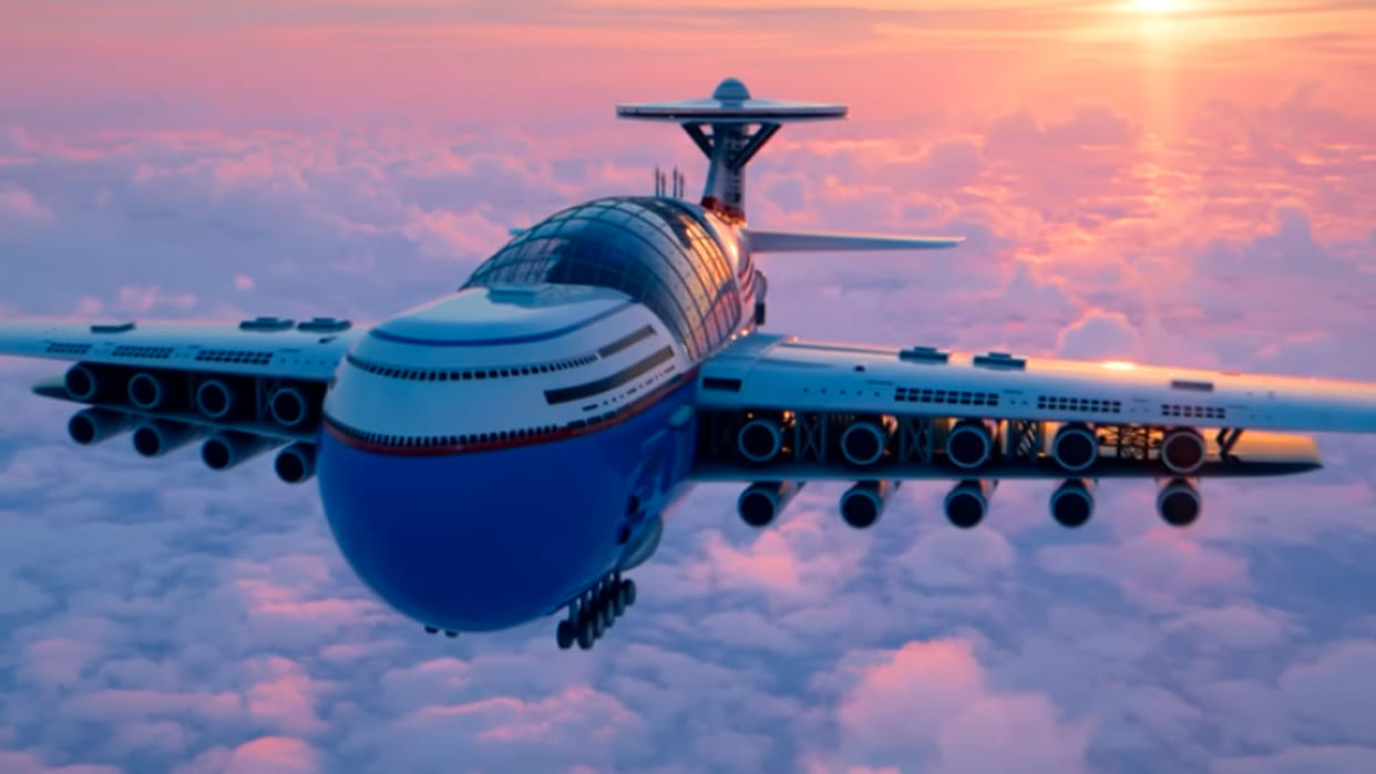 Flying Hotel Design That Never Lands, Know How Will Get Benefits From Gym to Shopping Mall in It