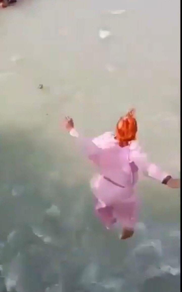 Grandma's stunt, told that we are not less than anyone