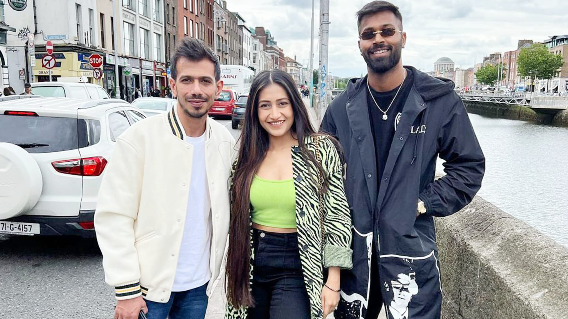 Dhanashree, along with husband Yuzvendra Chahal went on a trip to Dublin, Hardik Pandya and Deepak Hooda were seen together