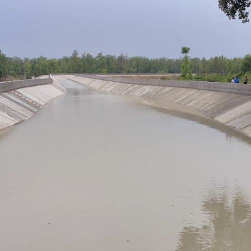 Water Flow in Nepal Linc Canal