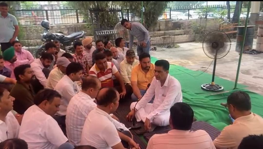 Zila Parishad cadre employees on strike for the second day