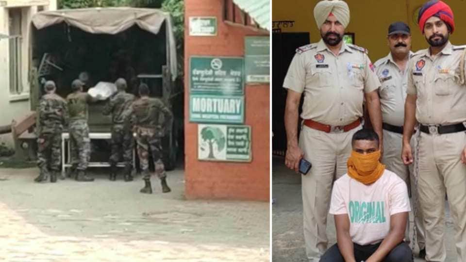 Army jawan accused of killing two Jawans arrested in Pathankot