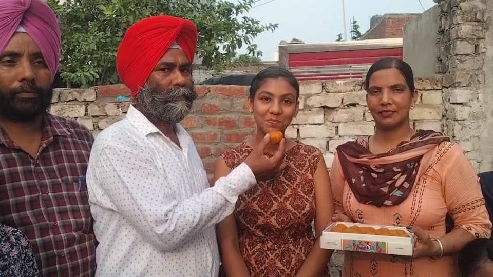 Arshdeep secured first position in Punjab Board 12th exam