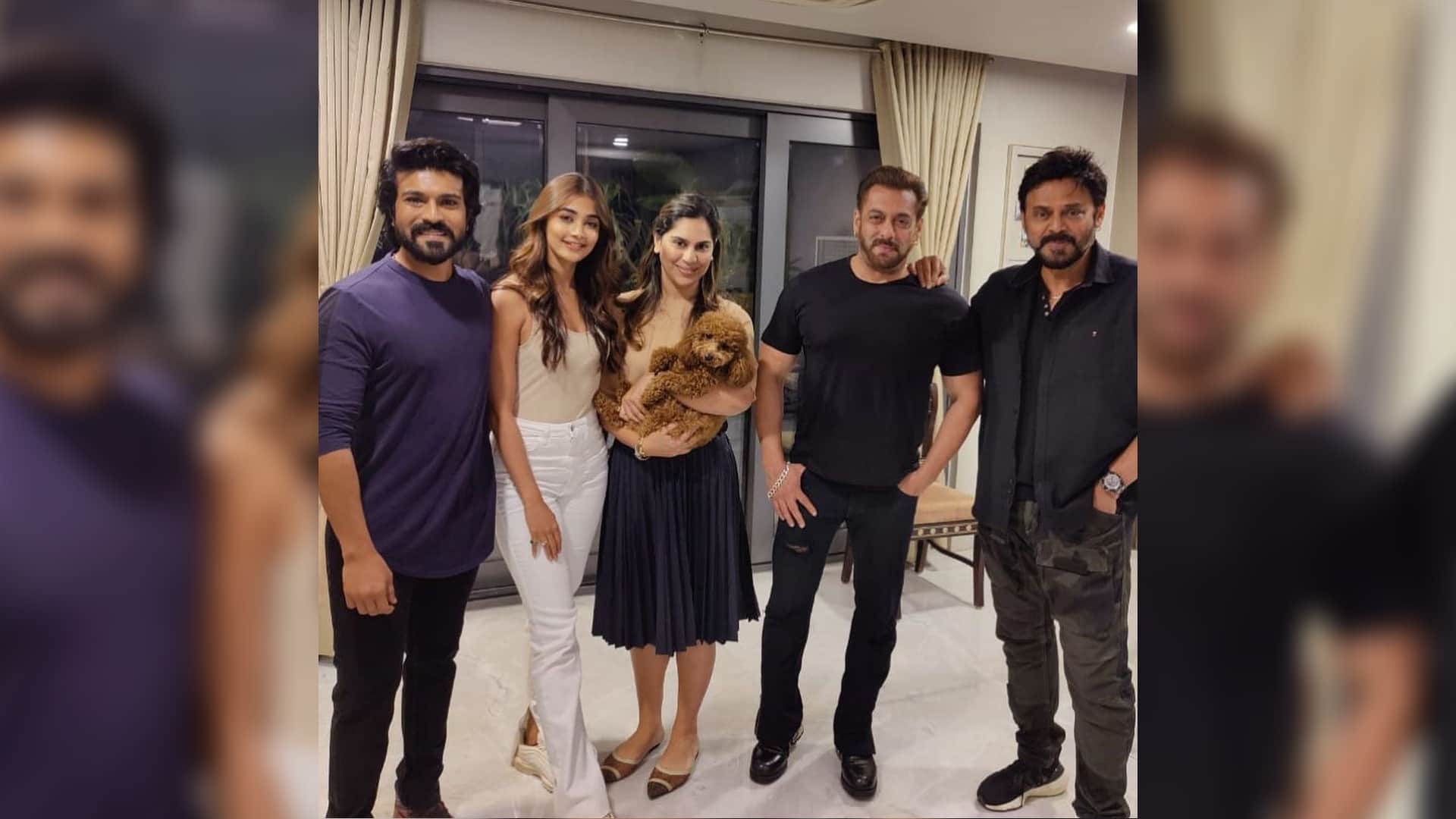Laal Singh Chaddha Actor Aamir Khan Met Ram Charan and his Wife Upasana Kamineni Konidela at his Hyderabad Residence