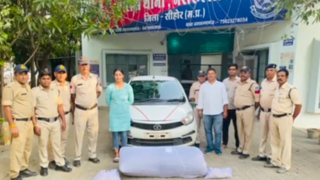 Sehore: Two Rajasthan accused arrested with 41 kg Dodachura, were going to sell intoxicants in Nasrullaganj