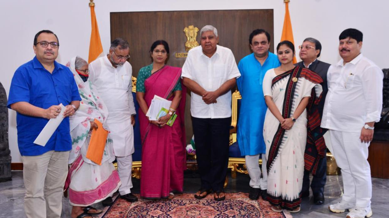 TMC delegation meets governor says steps must be taken to ensure central agencies work independently