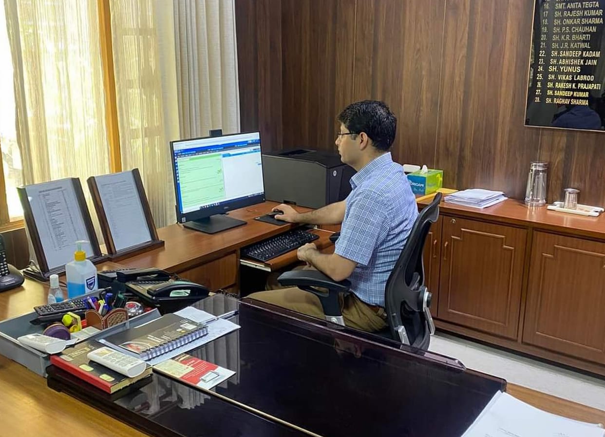 E-office system implemented in Deputy Commissioner's office