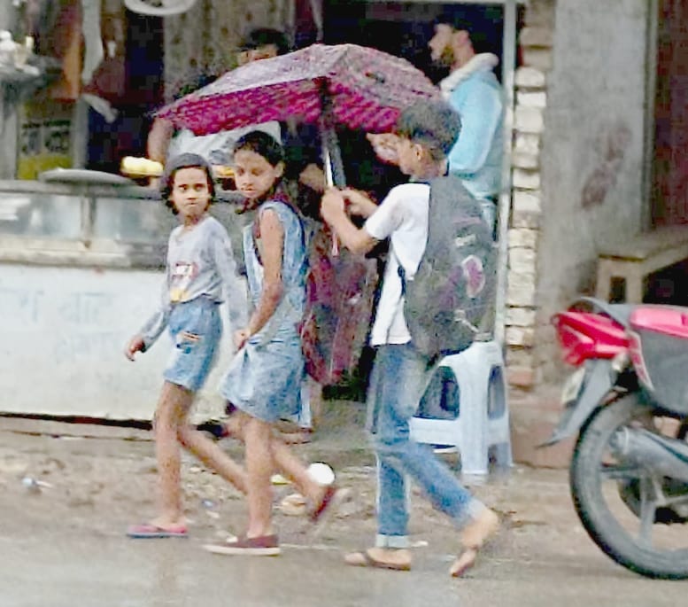 Weather is pleasant due to heavy rain, water logging in urban areas