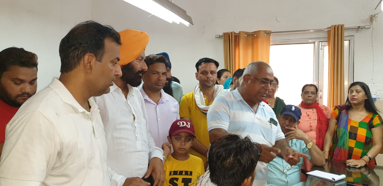protest against electricity problem, Kurukshetra