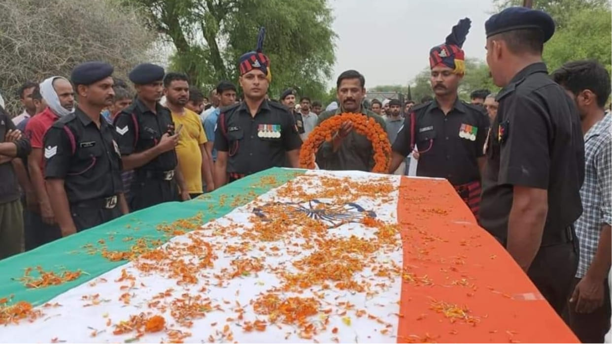 Army jawan dies after being hit by train in Gurugram