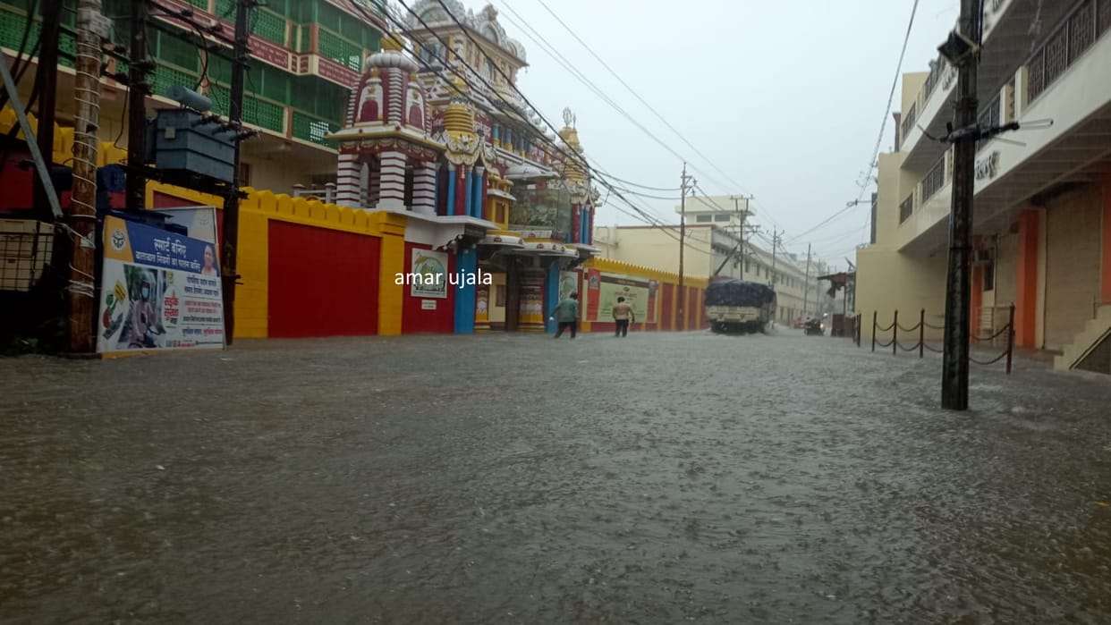 Gorakhpur weather update news first rain of monsoon see photos
