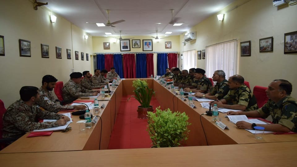 BSF, Pak Rangers field commanders meeting along With IB in Rajasthan