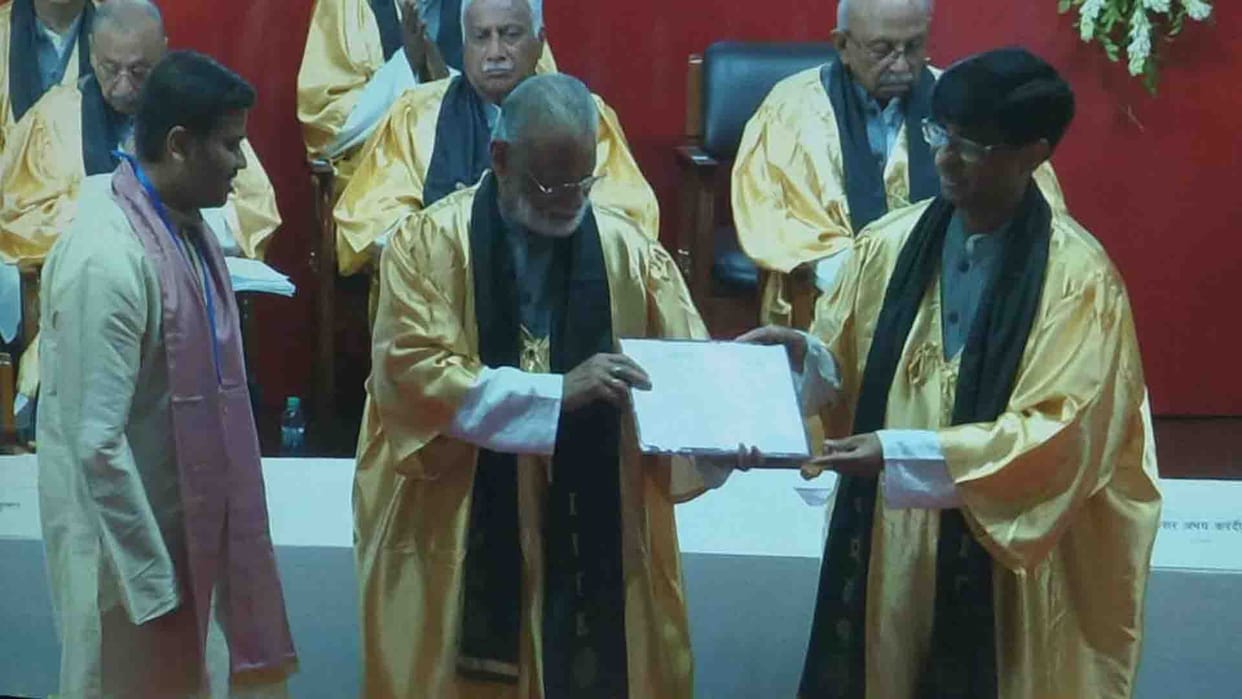 IIT Convocation: Shashwat Gupta gets President Gold Medal