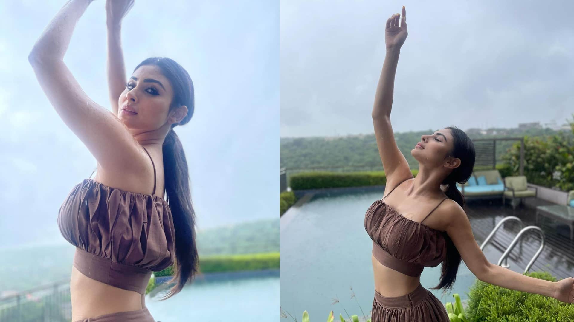 Brahmastra Actress Mouni Roy Sizzling Look In Saree Photo Goes Viral on Social Media in Hindi