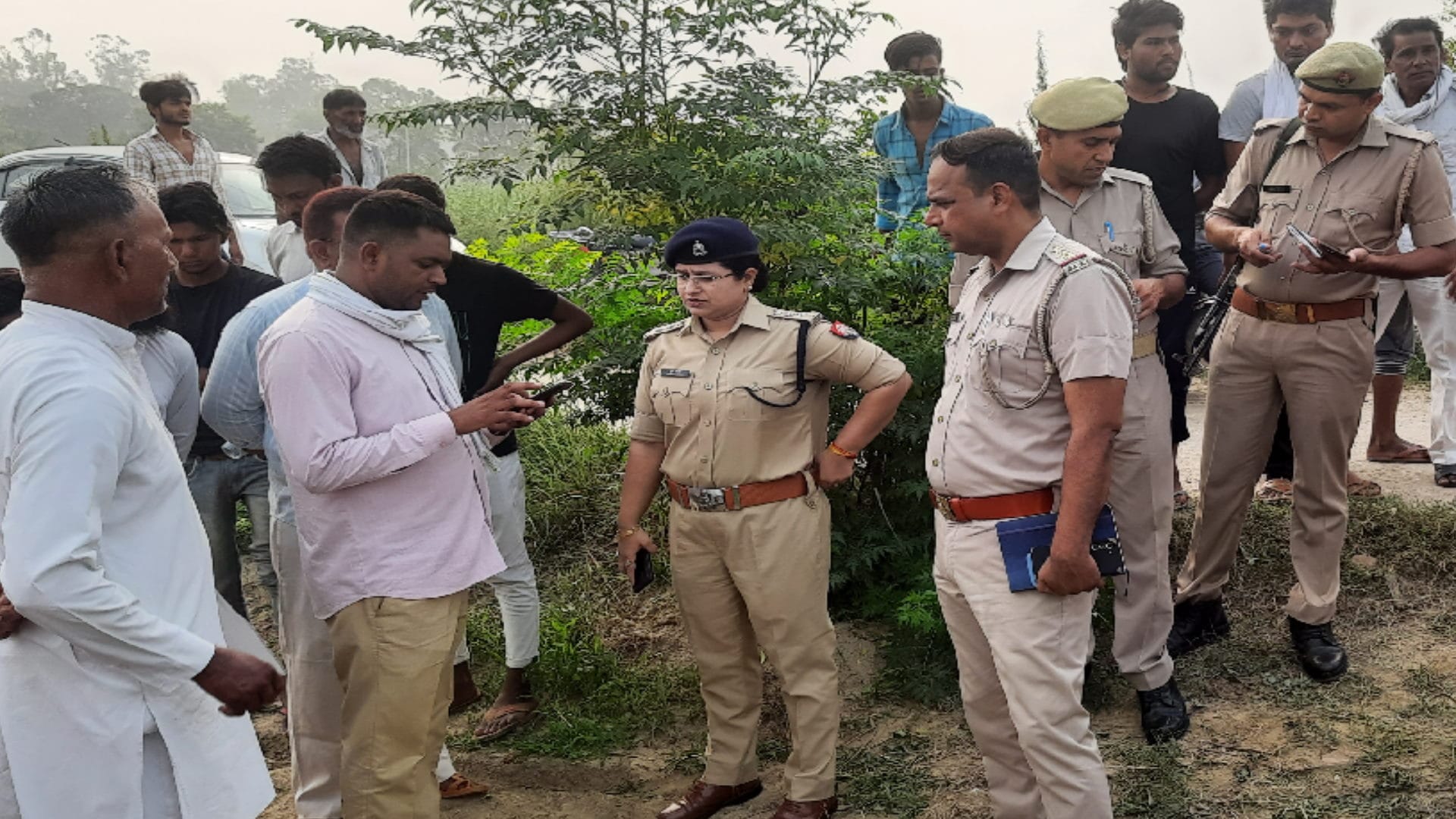 The dead body has been recovered after the murder of Din Mohammad in Bhawanpur of Meerut see photos