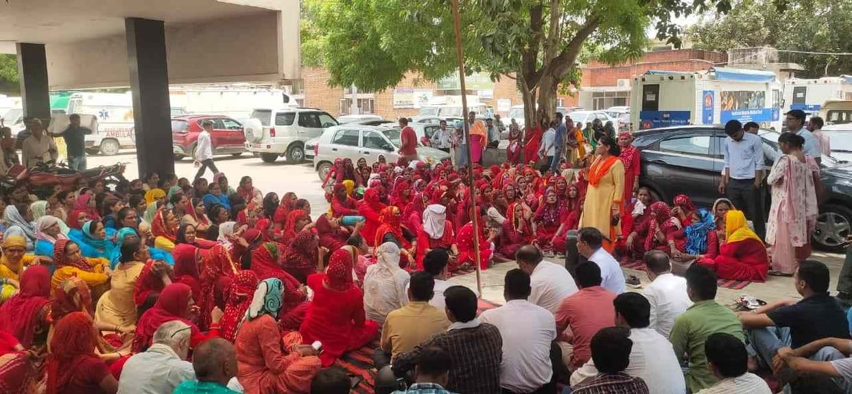 NHM employees extended the strike for four days, the strike will continue till July 3