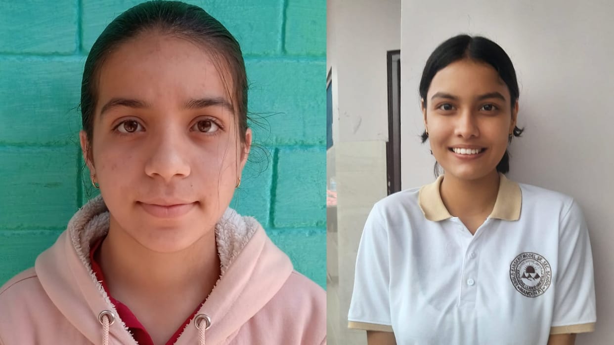 HP Board 10th Topper  Priyanka and Devangi Sharma Interview