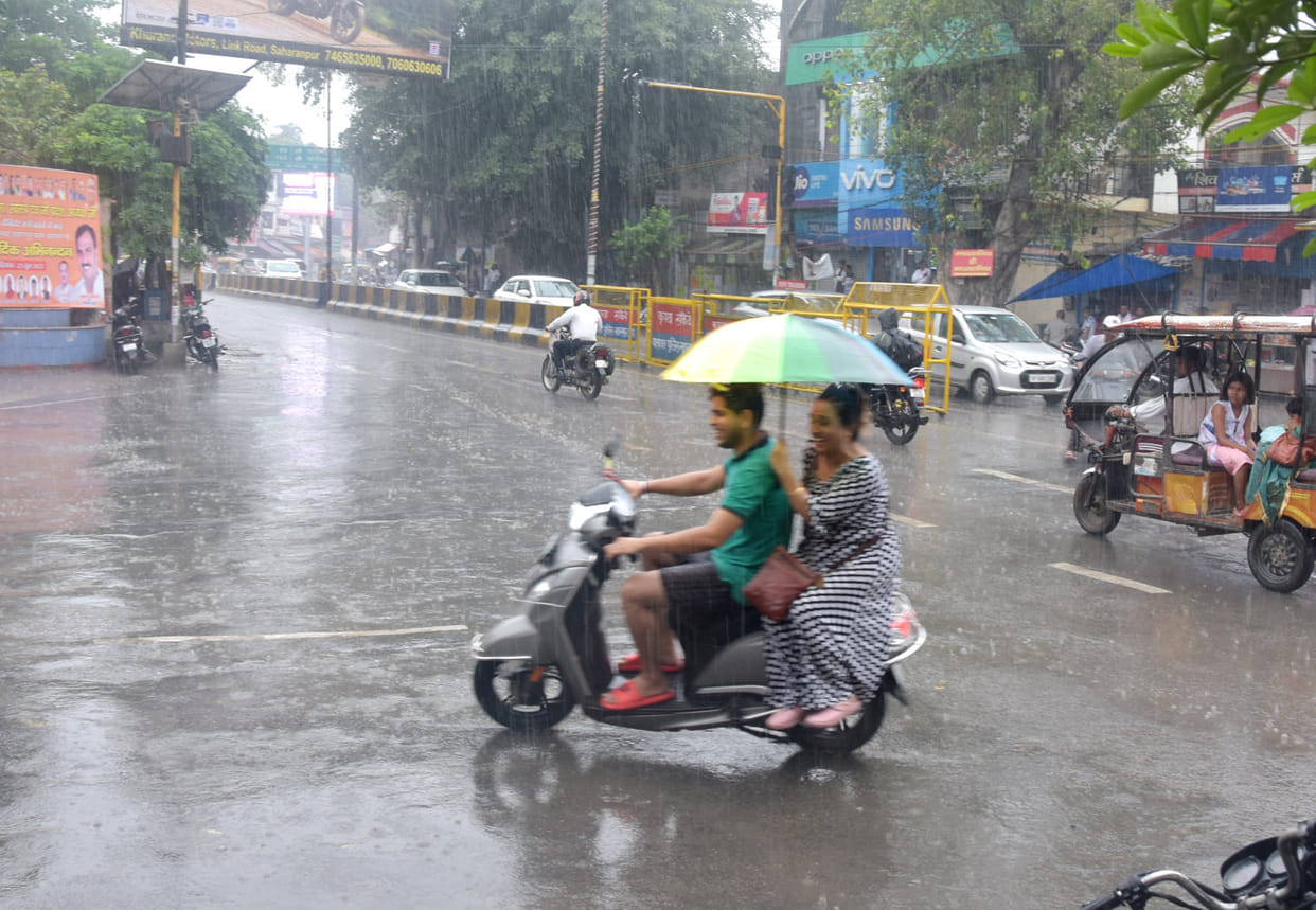 Relief from drizzle for some time