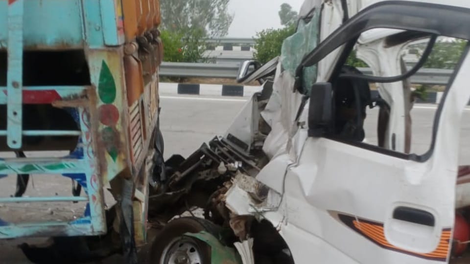 Two died in Accident at Sonipat
