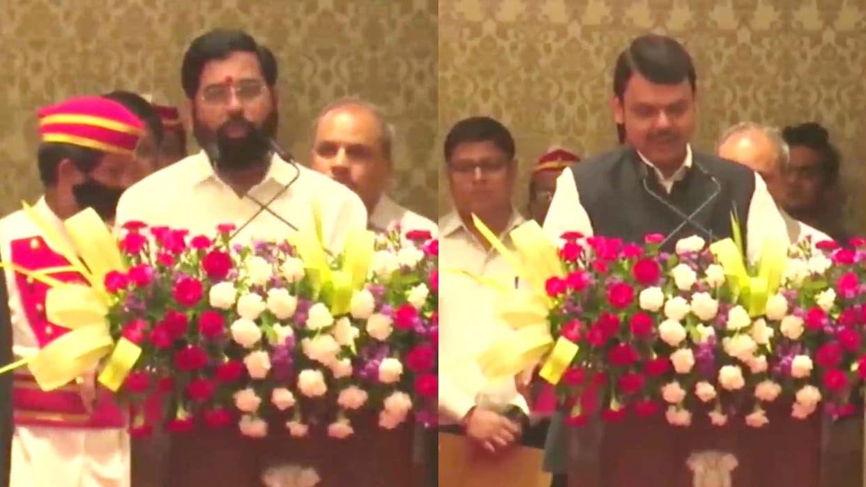 Maharashtra New CM Eknath Shinde Oath Live: Political Crisis Ends, Devendra Fadnavis Announced Support to New Govt Latest News in Hindi