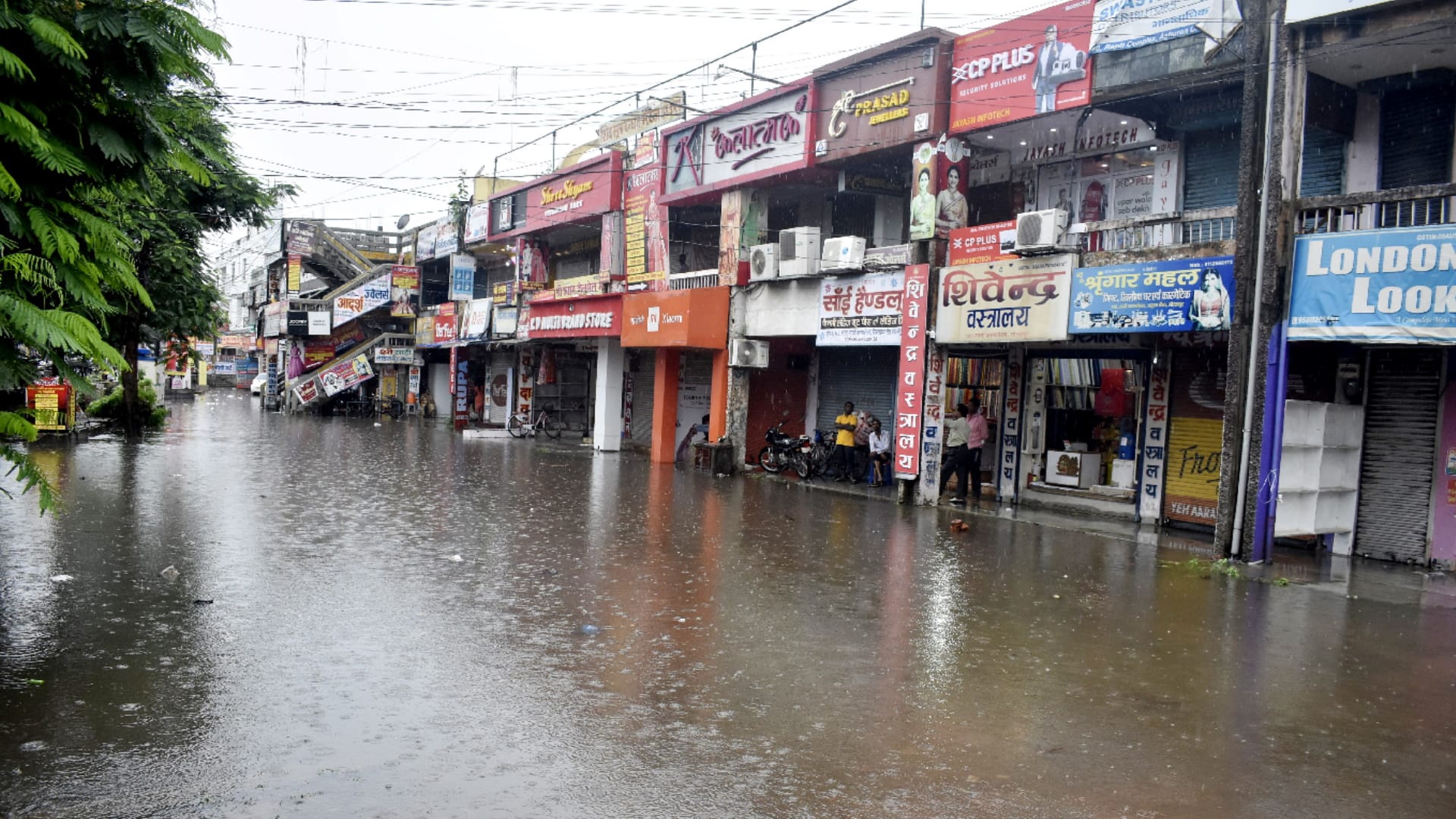 water logging after first rain of monsoon in Gorakhpur