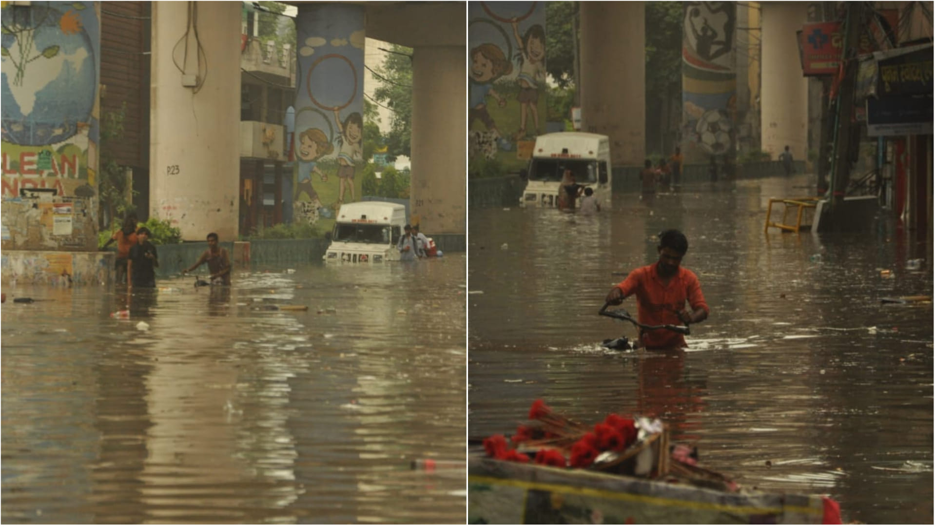 201 mm of rain created flood like situation in Rohtak