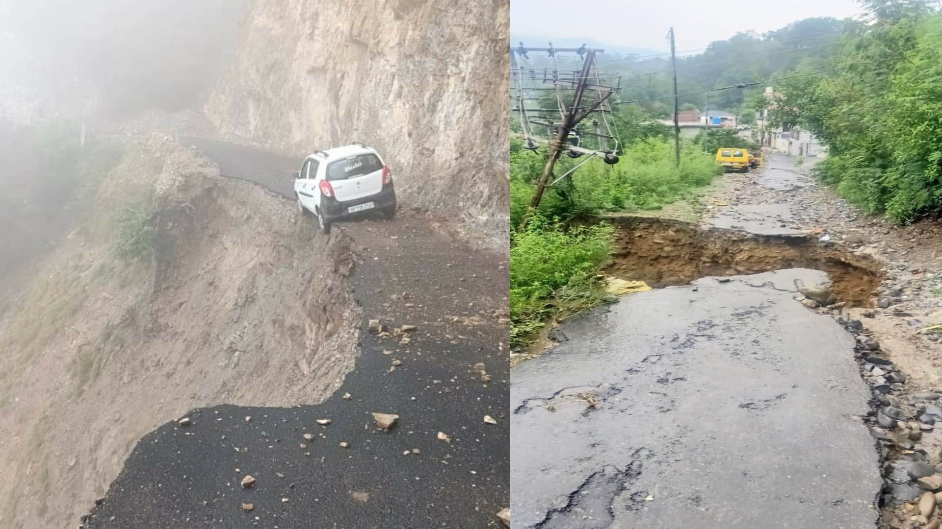 Himachal weather update: Heavy rains wreaked havoc in state, landslides stalled many roads, damaged many vehicles, see devastation in pictures