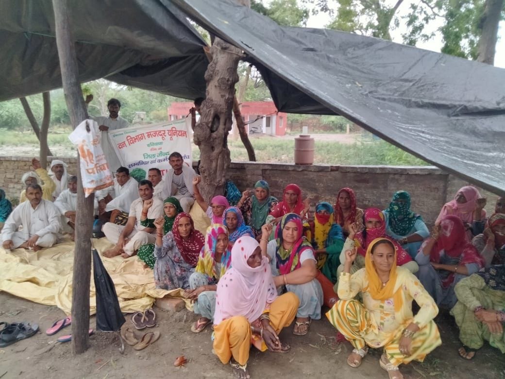 The strike of forest laborers continued even on the 24th day