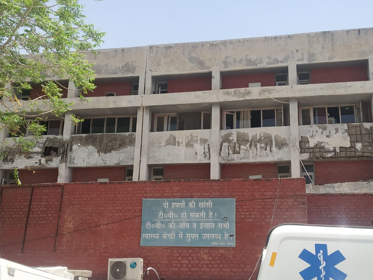 Repair of civil hospital building did not start even after survey