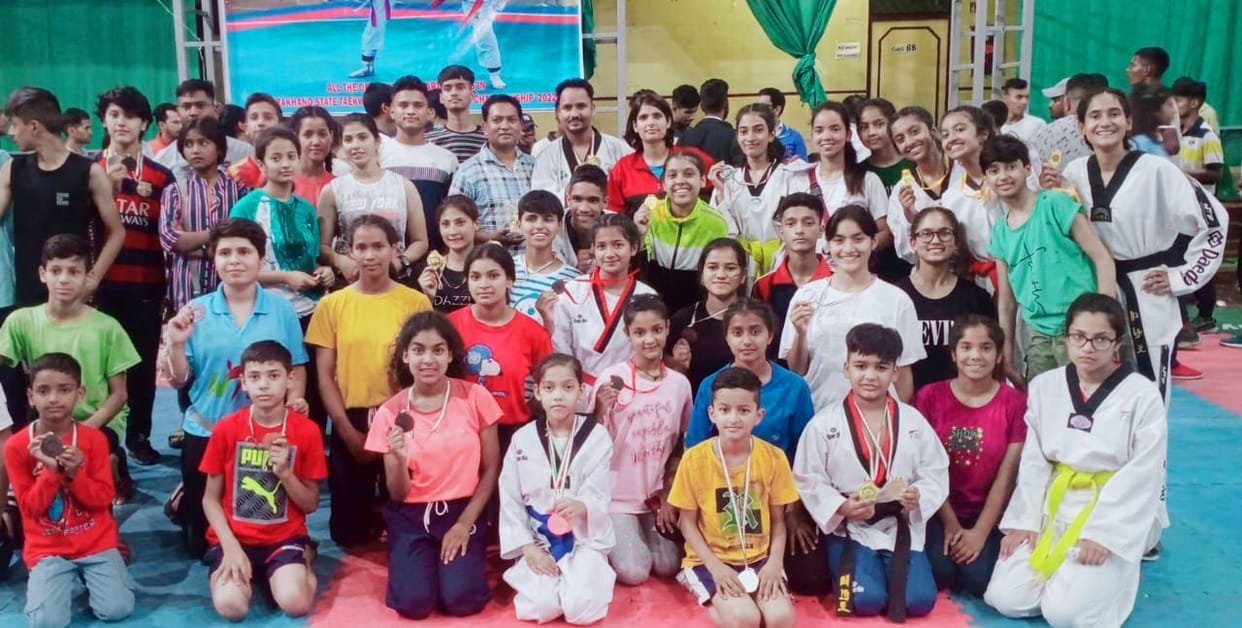 Nainital got 20 gold, 11 silver and 16 bronze in the state level Taekwondo competition