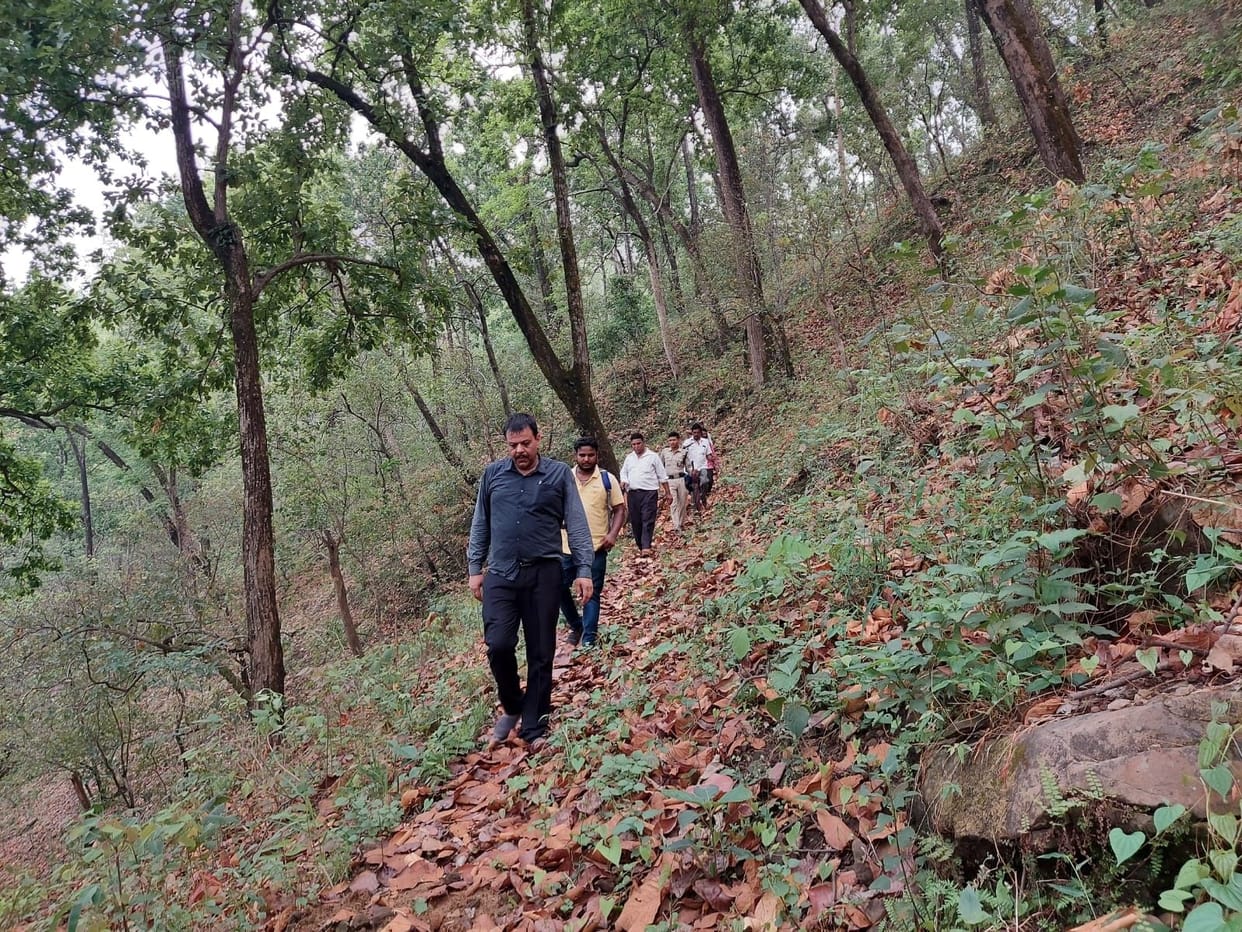 Inspection of alternative route of Chukum