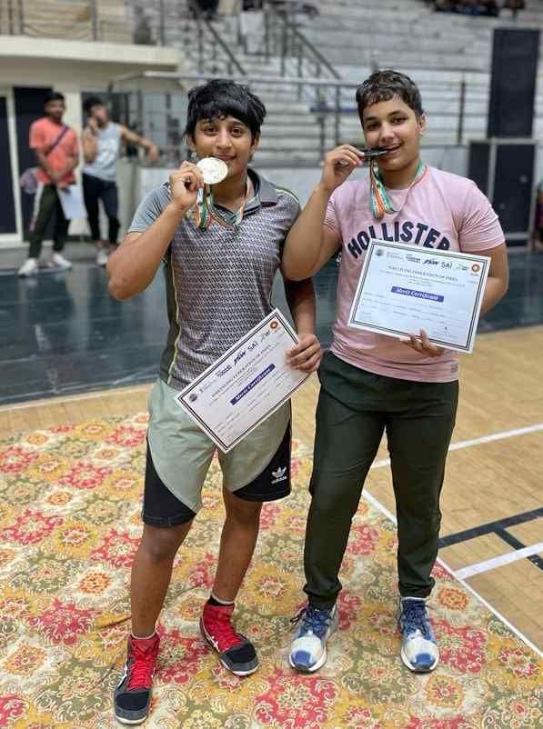 Four players won medals in Khelo India Ranking Wrestling Competition