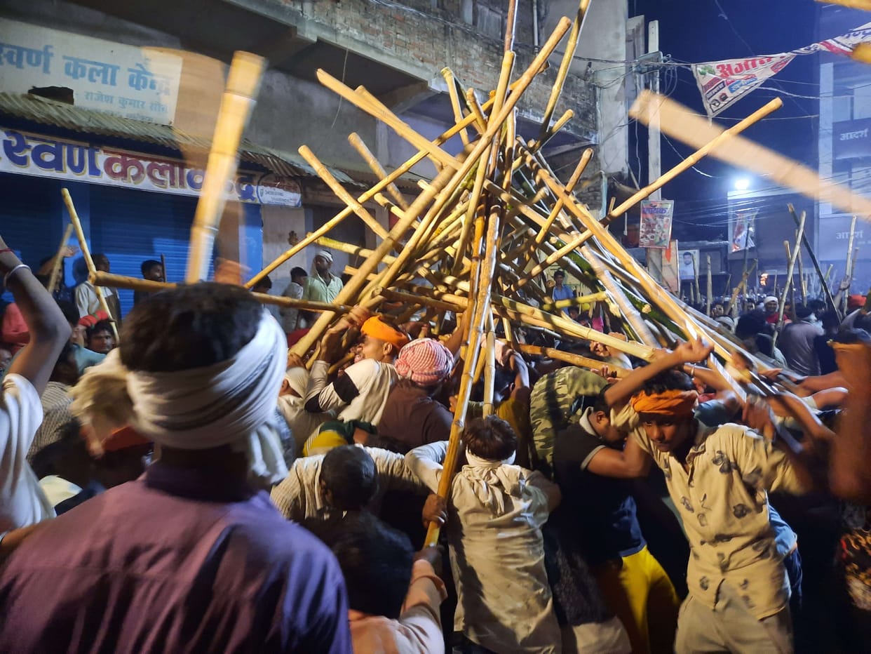 Shatrughan Akhara procession concluded amidst tight security