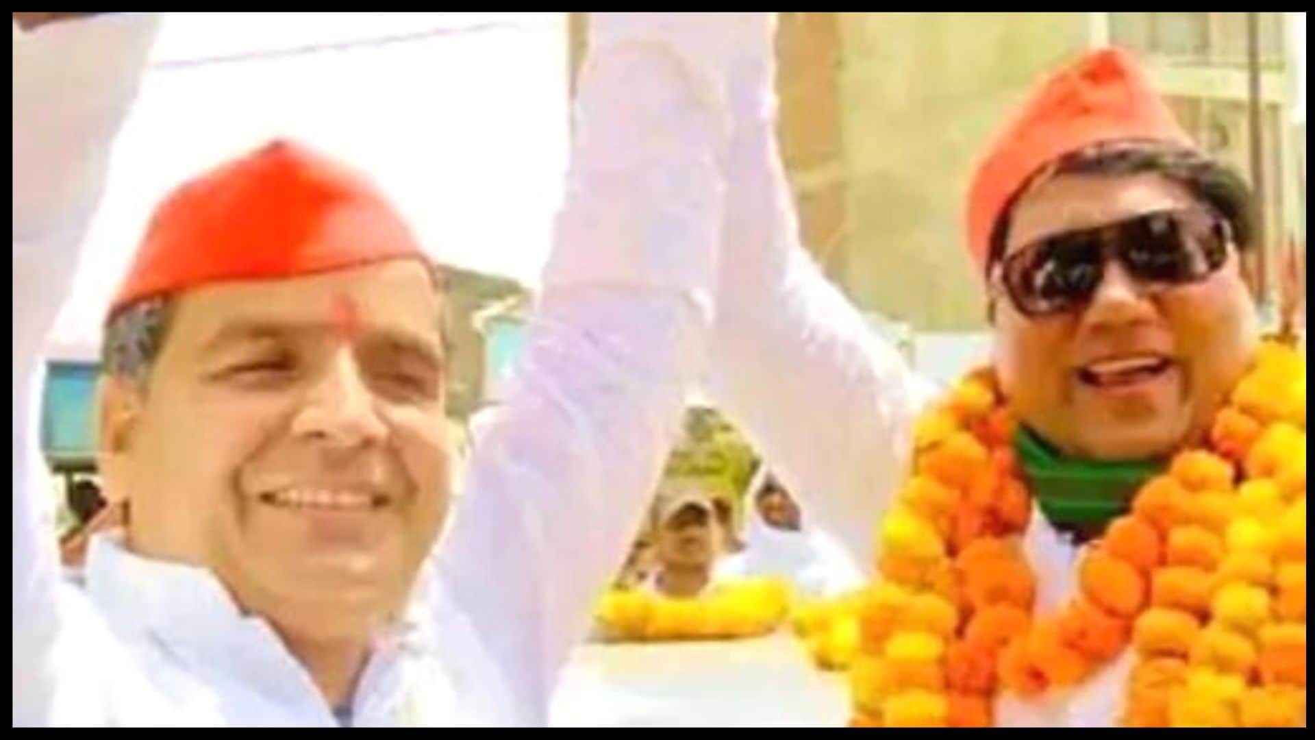 Bhojpuri Actor Nirahua Dinesh Lal Yadav Brother Vijay Lal Yadav Car Accident After Winning Azamgarh ByElection