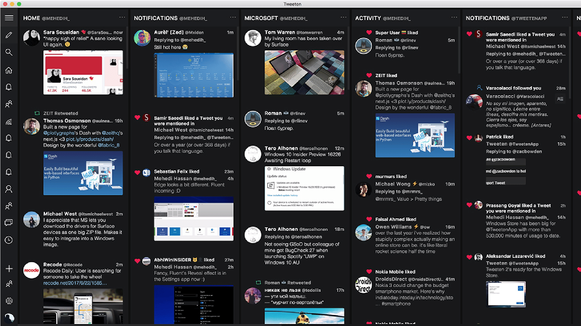 Twitter Launches Tweeten App a Replacement for TweetDeck