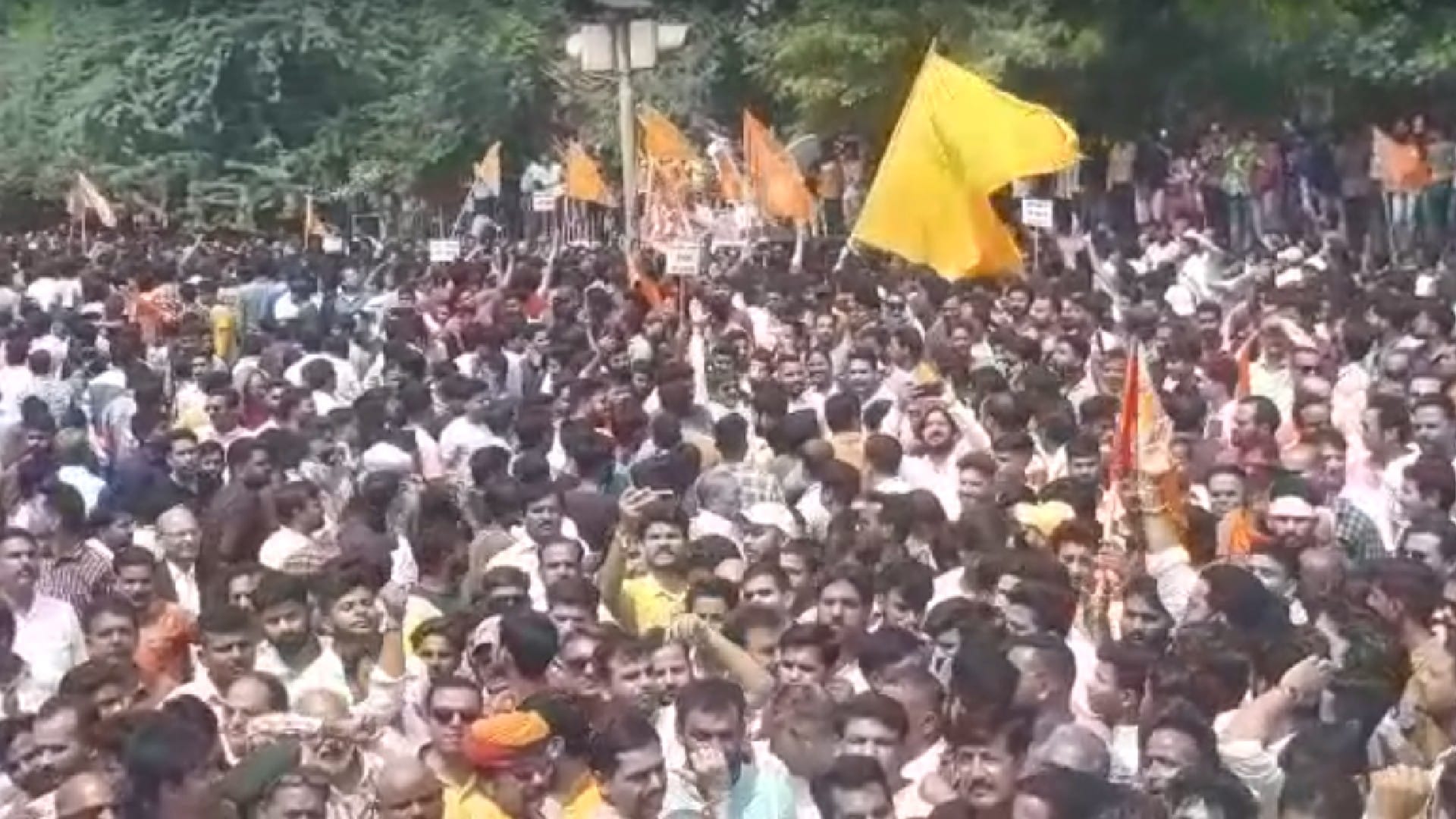 Udaipur Murder Case Silent procession took out in Udaipur in protest against murder of Kanhaiyalal
