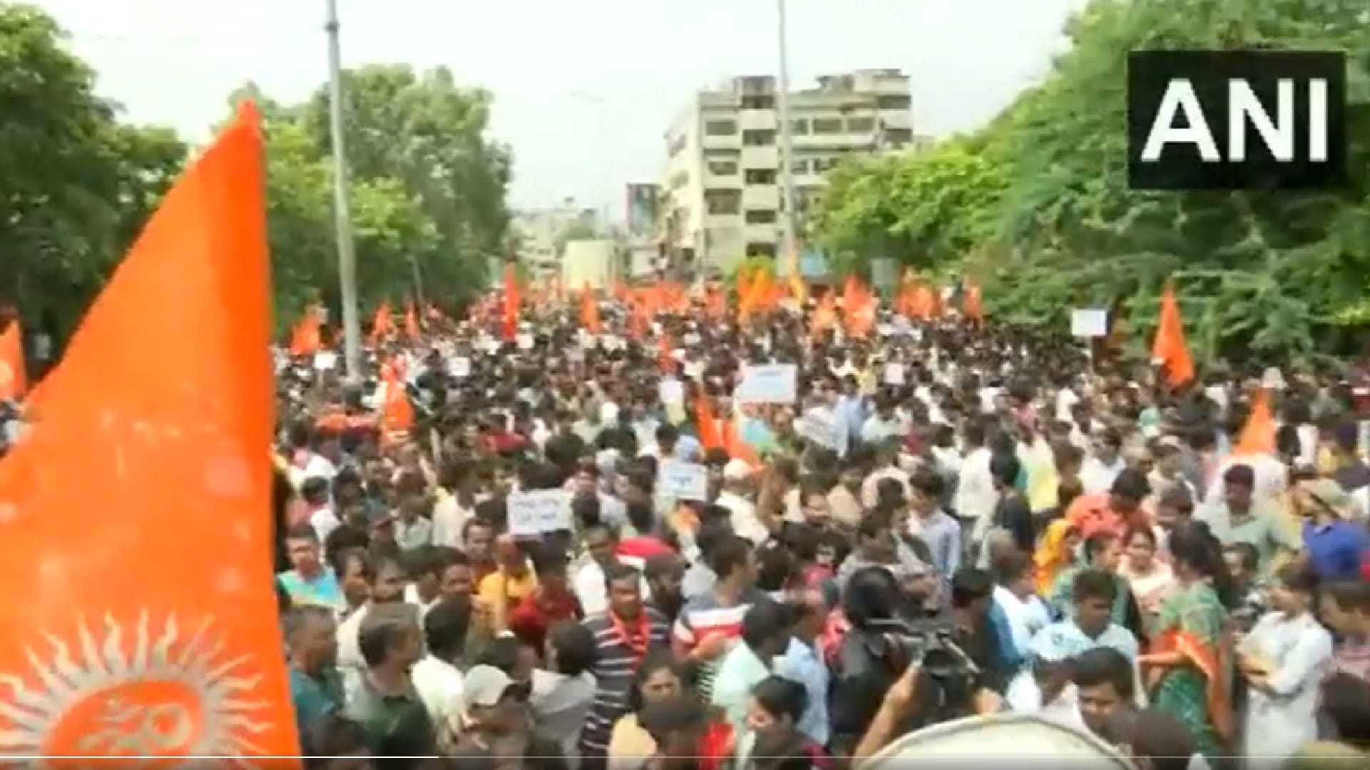 Udaipur Murder Case Silent procession took out in Udaipur in protest against murder of Kanhaiyalal