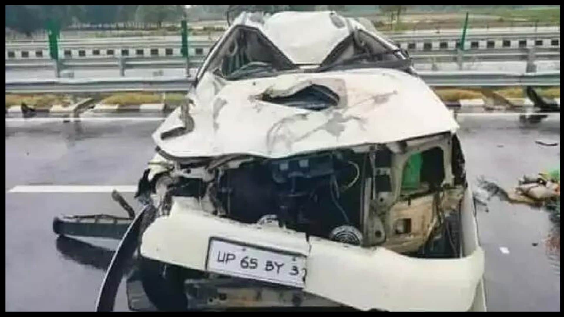 Bhojpuri Actor Nirahua Dinesh Lal Yadav Brother Vijay Lal Yadav Car Accident After Winning Azamgarh ByElection