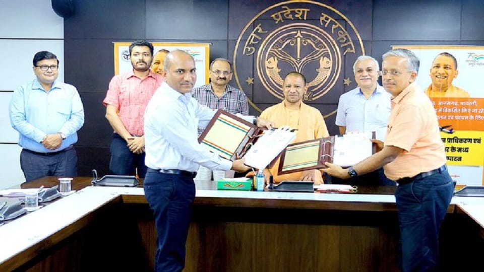 airports authority of india agreement with up govt to operate five airports