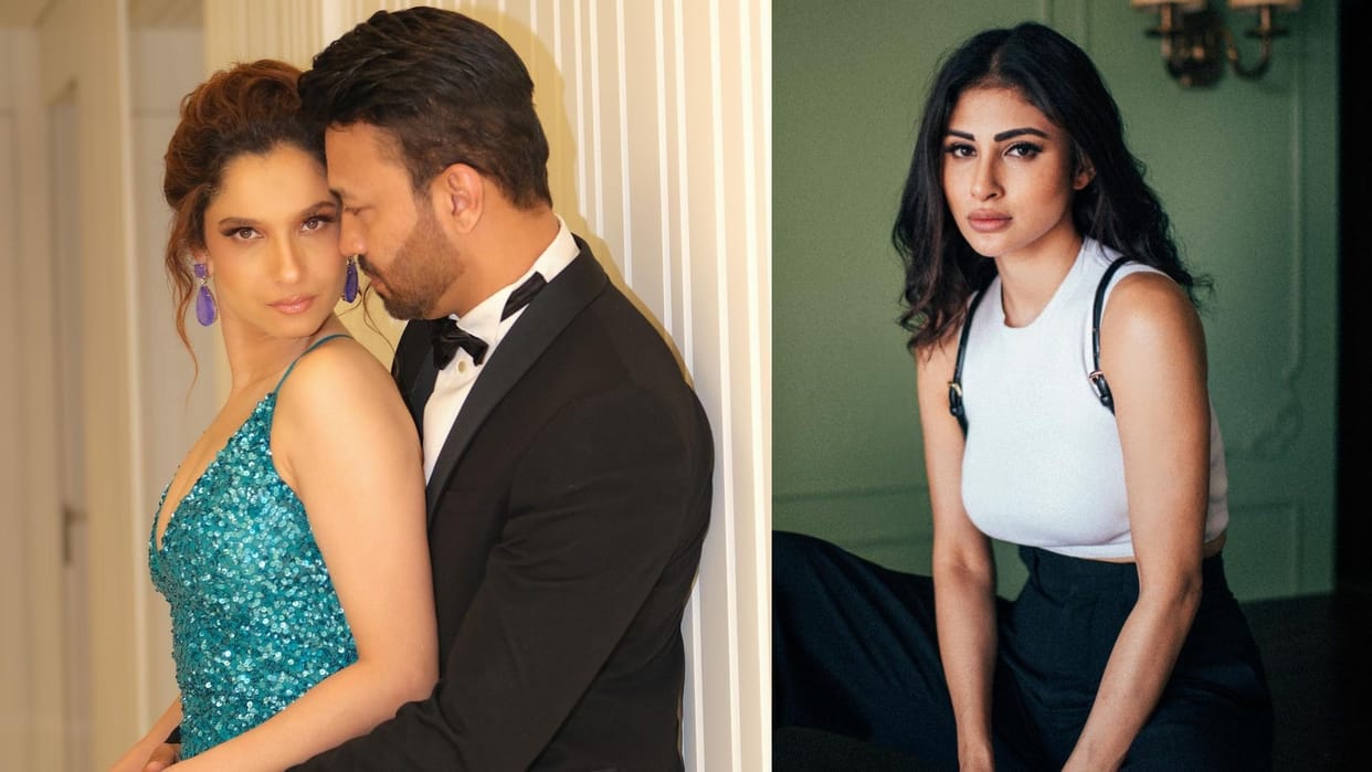 Ankita Lokhande vicky jain romantic photos and mouni roy killer look today celebrity update in 10 pictures