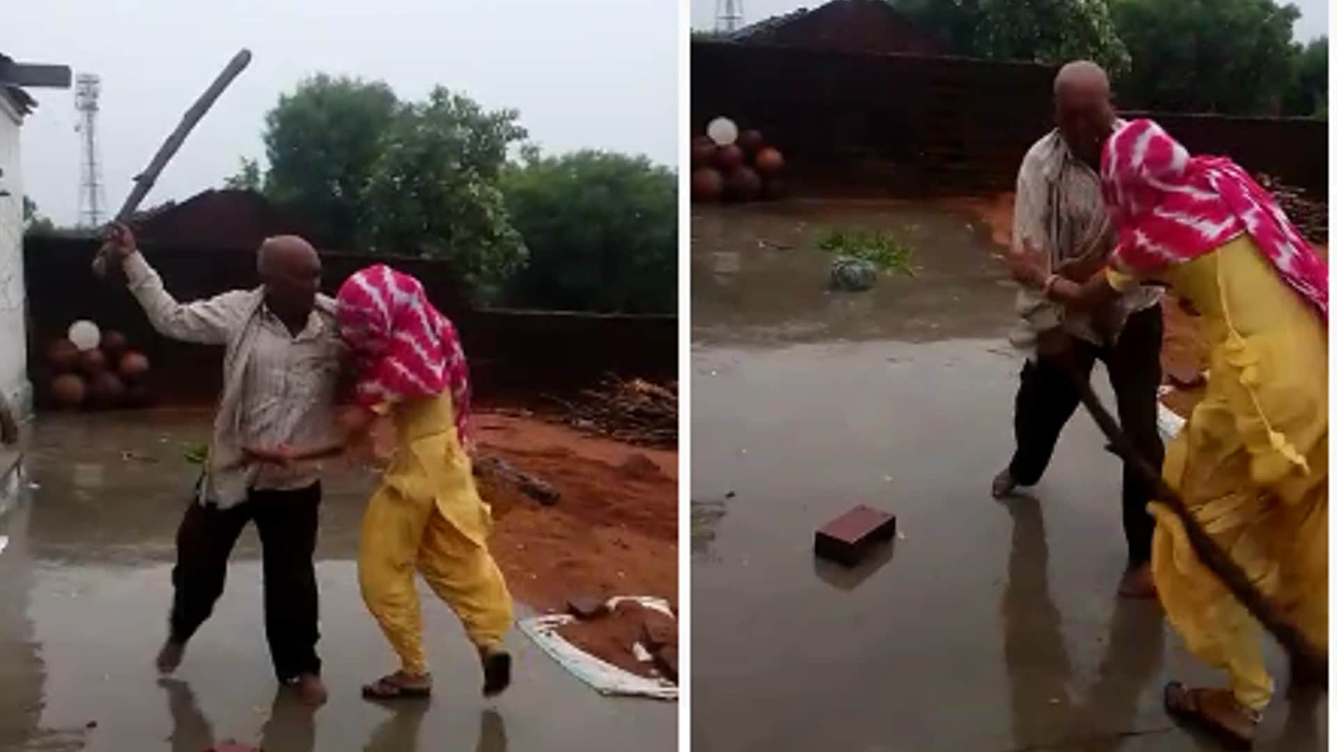 Father-in-law publicly beat up widowed daughter-in-law with sticks in Chhatarpur