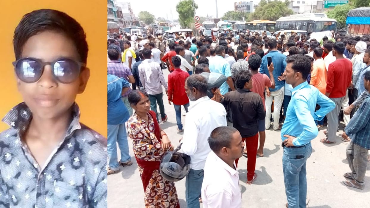 13 years old died because of current flow in wire in Dubagga in Lucknow.