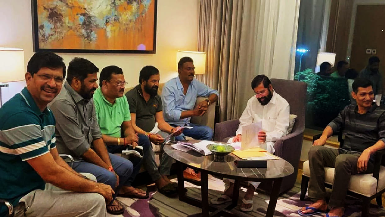 Eknath Shinde rebel Maharashtra MLAs paid Guwahati hotel bills before leaving